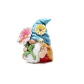 2-Piece Resin Flower Dwarf Garden Statue – Indoor & Outdoor Decor Garden Statue Set Richie's DEEP BLUE