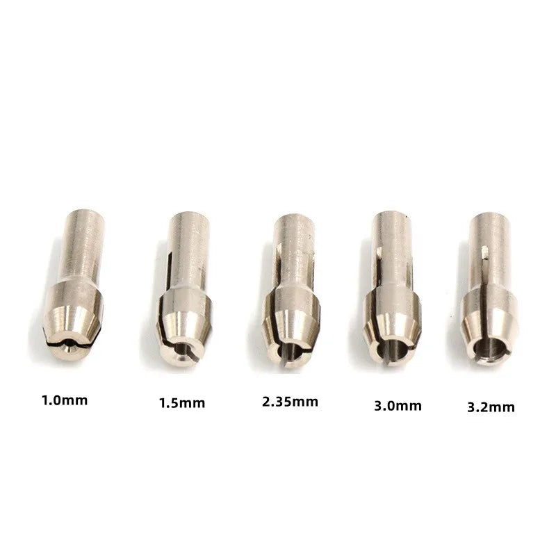 5Pcs Mini Drill Collet Chuck Set for Dremel Rotary Tools Rotary Tool Collet Richie's