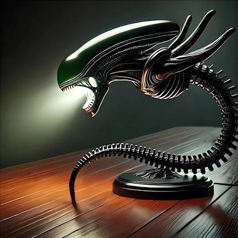 Alien Creature LED Desk Lamp – Resin Novelty Night Light Decor Novelty Desk Lamp Richie's