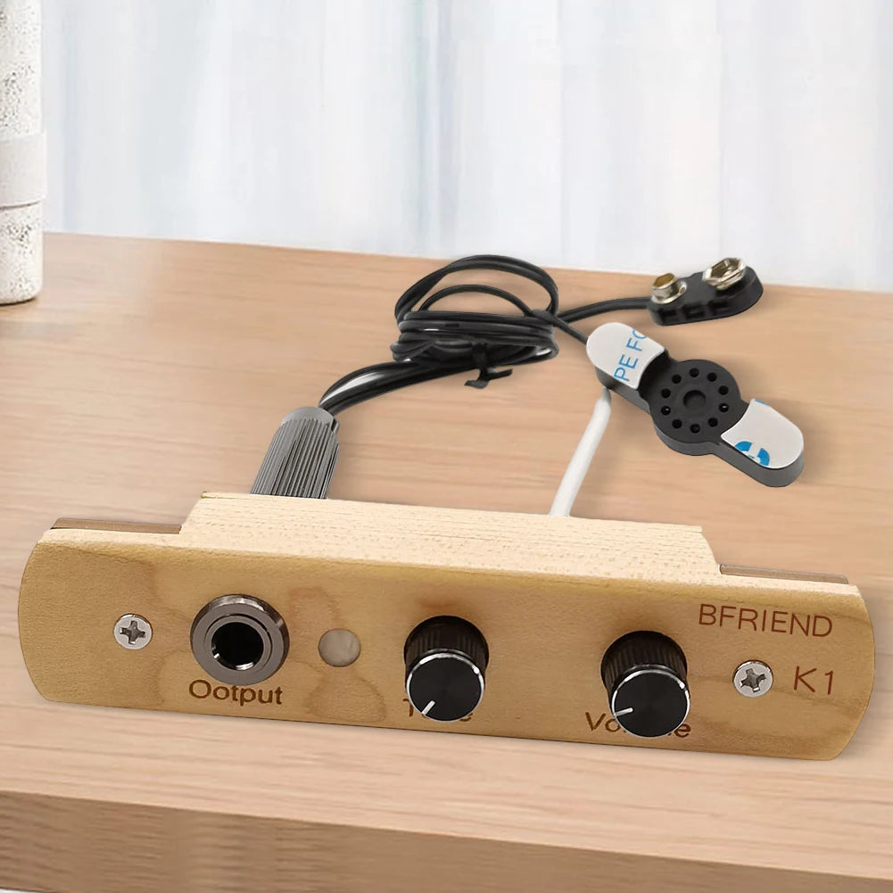 Cajon Drum Pickup System with Tone & Volume Control | APWIKOGER Drum Pickup System Richie's