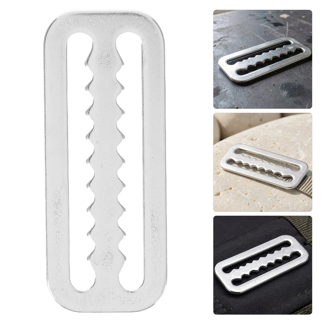 6Pcs Stainless Steel Scuba Diving Weight Belt Buckle Keepers Dive Belt Buckle Richie's