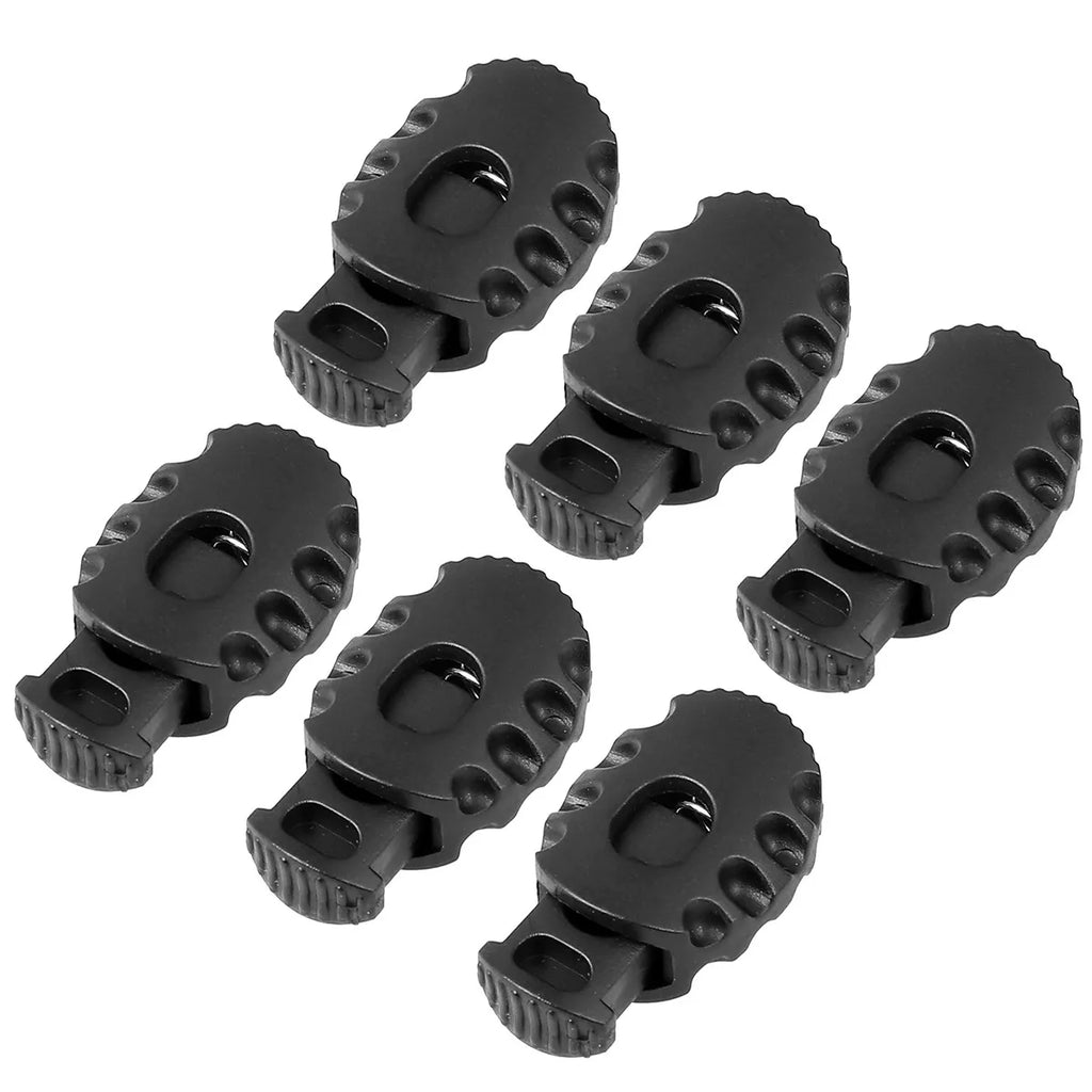 50Pcs Spring Cord Locks Plastic Drawstring Stoppers Toggles Cord Lock Toggles Richie's