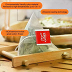 100pcs Disposable Nylon Triangle Tea Bags – Loose Leaf Pouches Tea Filter Bags Richie's
