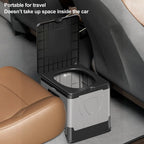 Folding Portable Toilet with Lid & Paper Holder – Camping Travel Portable Camping Toilet Richie's