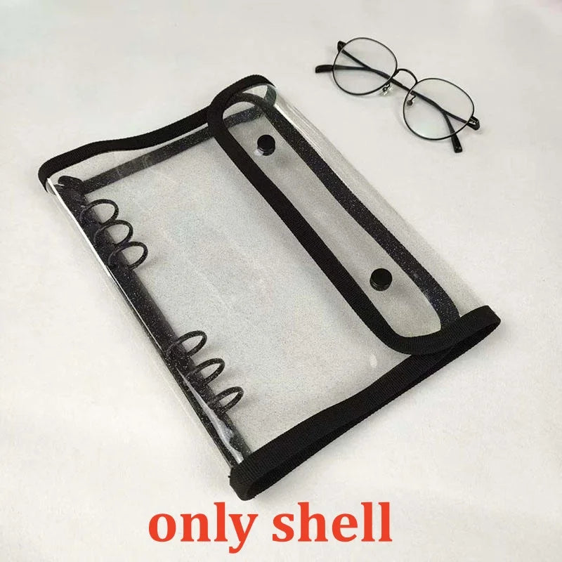 A5 Kpop Photo Binder + 10 Refill Sleeves – Idol Card Organizer Photo Card Binder Richie's Black-only shell