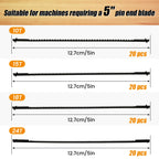 5" Pin End Scroll Saw Blades – Carbon Steel Multi-TPI Set Scroll Saw Blades Richie's