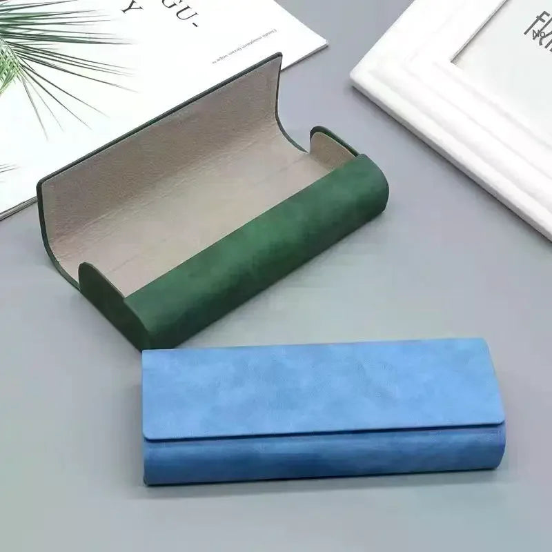 Hard-Shell PU Leather Sunglasses Case – Portable Eyewear Box Eyewear Storage Case Richie's