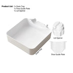 Washing Machine Drain Tray – Leakproof Filter Cleaning Tool Washer Drain Tray Richie's A6
