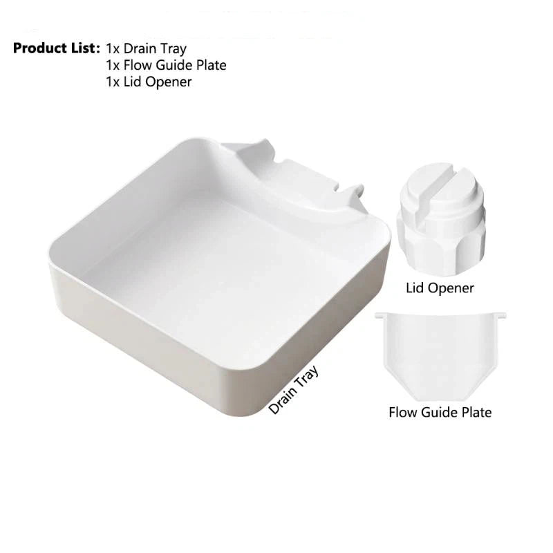Washing Machine Drain Tray – Leakproof Filter Cleaning Tool Washer Drain Tray Richie's A6