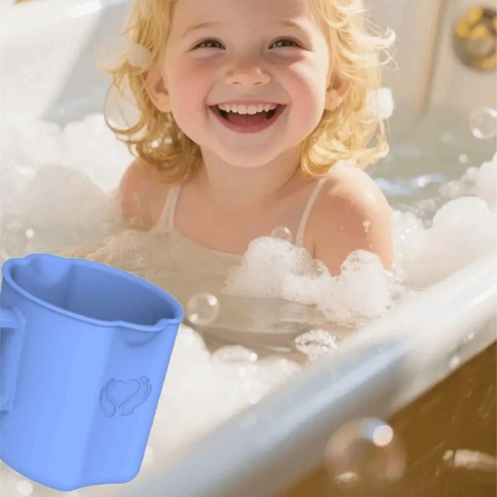 360ml Food-Grade Silicone Baby Bath Cup – Easy Grip Rinser Baby Bath Rinser Richie's