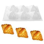 6-Cavity Silicone Mousse Cake Mold – Non-Stick Food Grade Silicone Cake Mold Richie's
