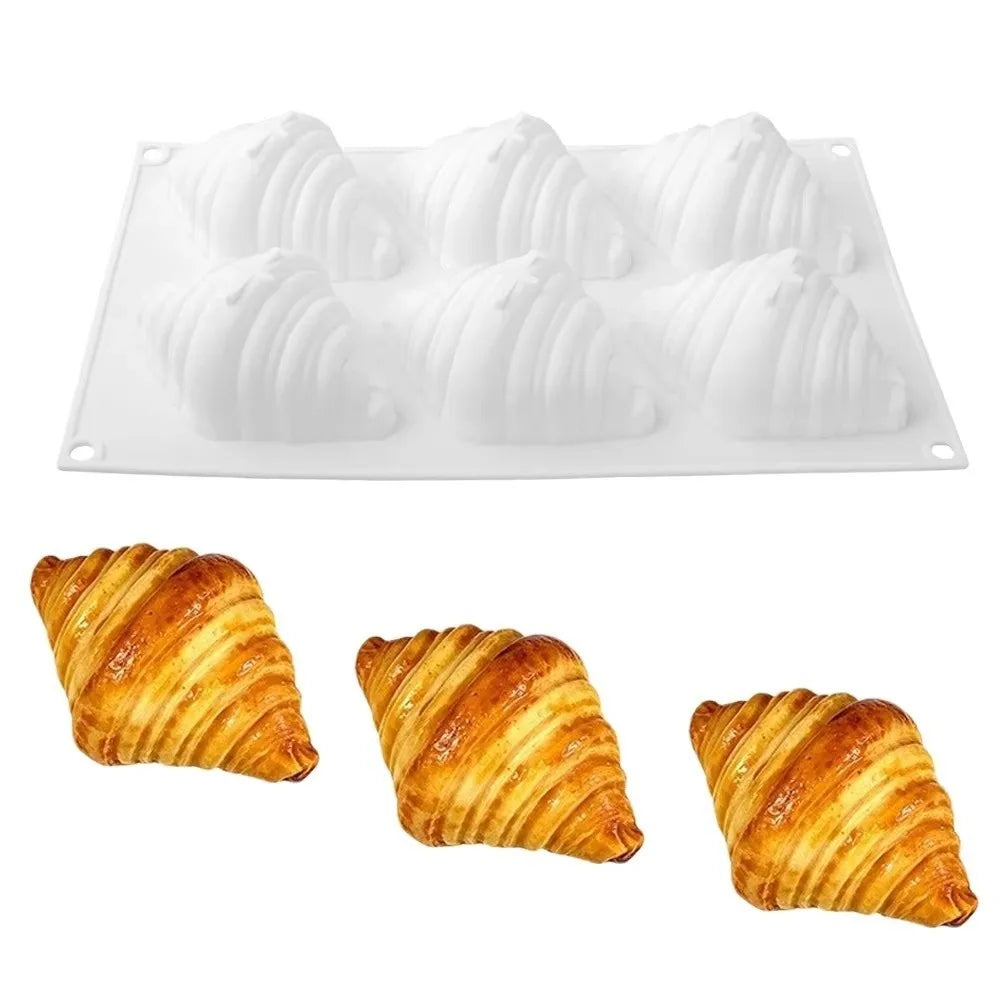 6-Cavity Silicone Mousse Cake Mold – Non-Stick Food Grade Silicone Cake Mold Richie's