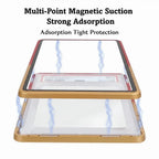 Gradient Aluminum Trading Card Case 35PT UV Double-Sided Glass Trading Card Case Richie's