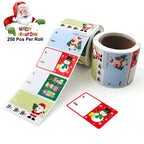 250/500 Christmas Glitter Stickers – Self-Adhesive Mixed Colors Christmas Craft Stickers Richie's