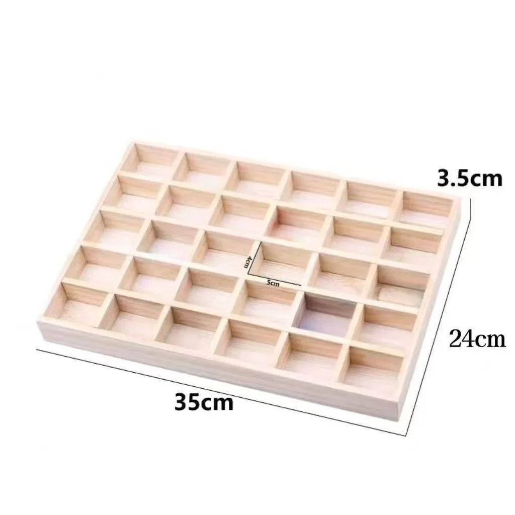 Wooden Jewelry Organizer Box – Rings, Earrings & Necklaces Jewelry Organizer Box Richie's A3