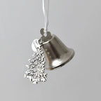 Silver Iron Christmas Bell Ornament with Ribbon – Jingle Bell Christmas Bell Ornament Richie's 03