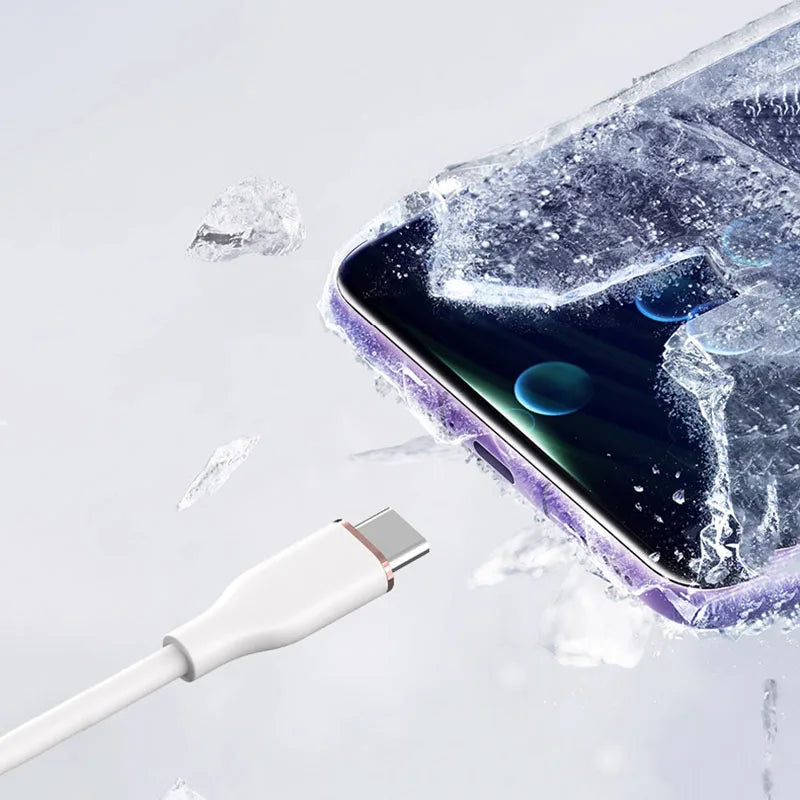 65W Fast Charging USB-C Cable 1.2m Liquid Silicone Type-C USB-C Charging Cable Richie's