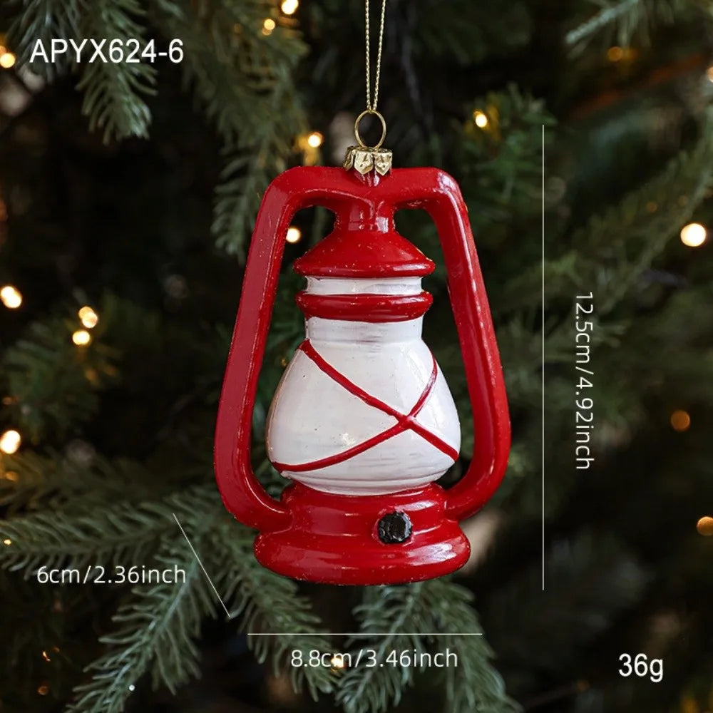 Red & White Plastic Christmas Tree Hanging Ornaments – DIY Christmas Ornaments Richie's 6