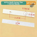 Cotton Quilt Cover Corner Ties – Reusable Duvet Clips 4/8/16 Pcs Bedding Fasteners Richie's E