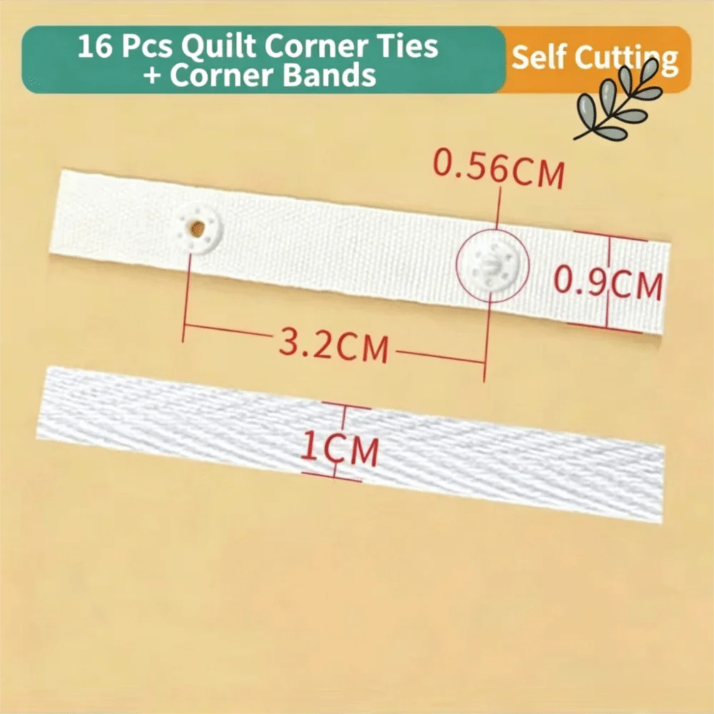 Cotton Quilt Cover Corner Ties – Reusable Duvet Clips 4/8/16 Pcs Bedding Fasteners Richie's E