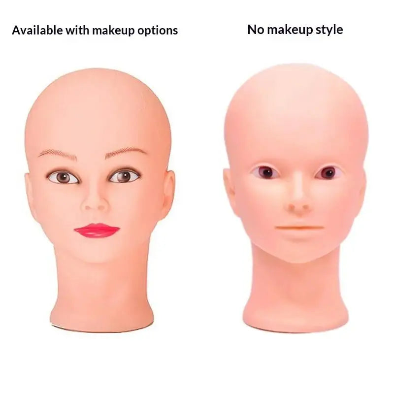 Bald Mannequin Head for Wig Styling, Makeup & Hat Display Mannequin Head Richie's