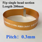 BTB ZIF Test Cable 0.3/0.5mm Pitch 13–45 Pin Extension Adapter ZIF Test Cable Adapter Richie's 51P 0.3 200mm