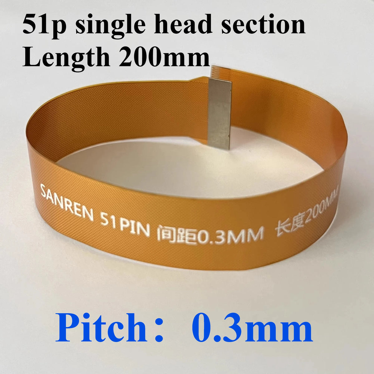BTB ZIF Test Cable 0.3/0.5mm Pitch 13–45 Pin Extension Adapter ZIF Test Cable Adapter Richie's 51P 0.3 200mm