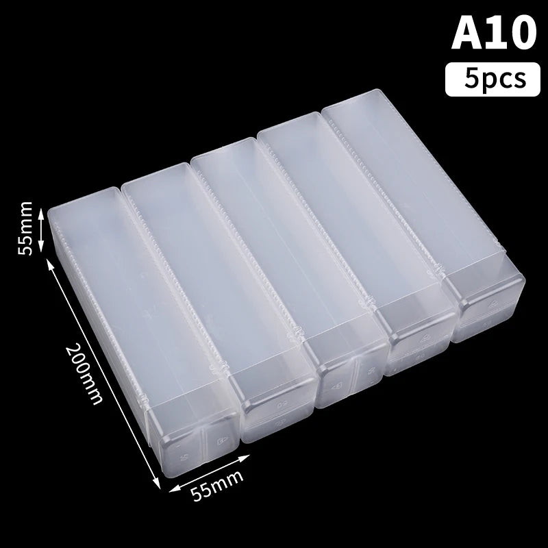 5-Pack Telescopic Drill Bit & Milling Cutter Storage Boxes Tool Storage Box Richie's 55x55x200mm