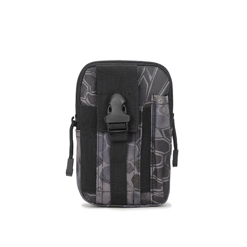 Tactical Leg Bag Multi-Pocket Waist Fanny Pack Belt Bag Tactical Waist Bag Richie's black python pattern
