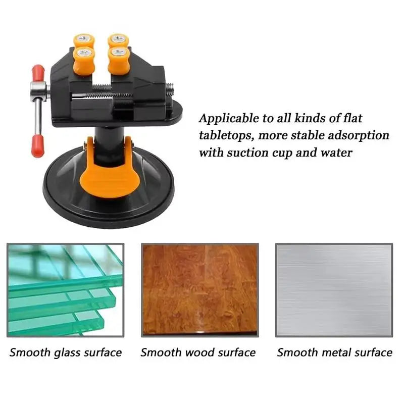 Universal Table Vise Clamp 360° Swivel Suction Base – DIY Tool Table Vise Clamp Richie's