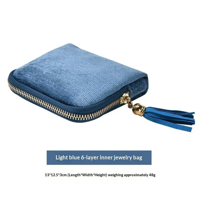 Velvet Jewelry Storage Bag – Multi-Slot Travel Organizer Pouch Jewelry Organizer Pouch Richie's A1