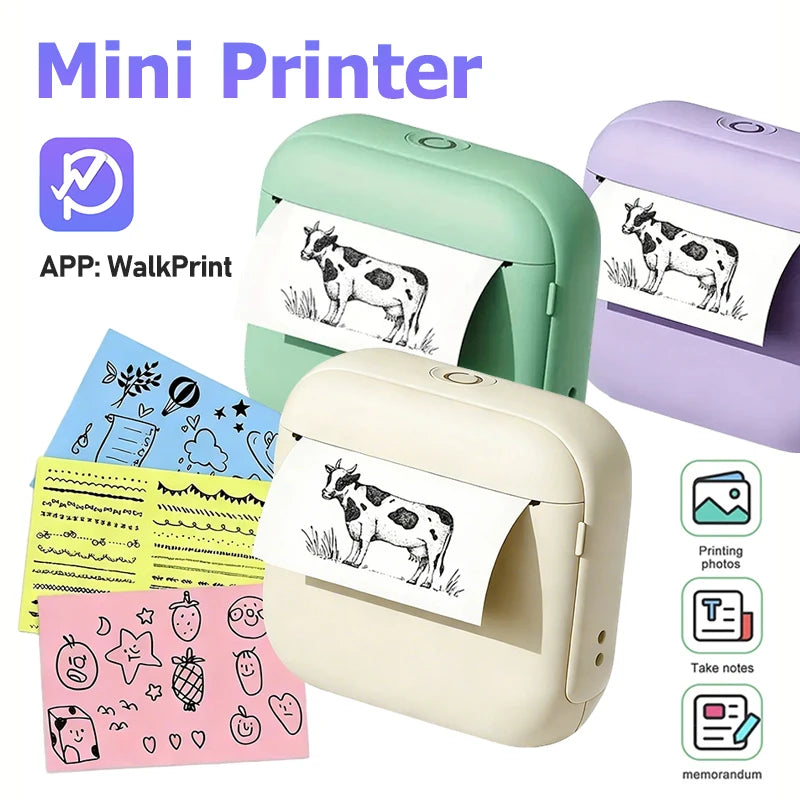 Marklife X6 Mini Bluetooth Thermal Printer – No Ink Label Maker Mini Thermal Printer Richie's
