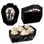Halloween Paper Cookie Gift Boxes Snack Trays – 12 Pack Cookie Gift Boxes Richie's
