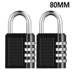 4-Digit Zinc Alloy Combination Padlock – Weatherproof Locker Lock Combination Padlock Richie's 2pcs
