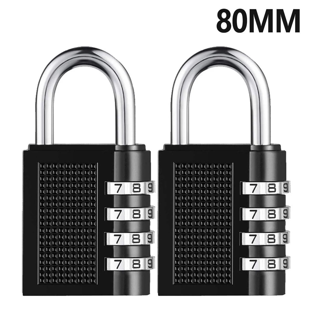 4-Digit Zinc Alloy Combination Padlock – Weatherproof Locker Lock Combination Padlock Richie's 2pcs