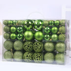 100PCS Christmas Ball Ornaments Set – 8cm, 18 Colors Baubles Christmas Ornament Set Richie's 15