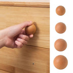 Nordic Beech Wood Round Cabinet Knob & Wall Hook | DIY Décor Wood Cabinet Knob Richie's