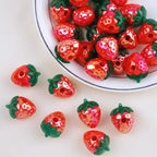 Strawberry Acrylic Spacer Beads – Kids DIY Jewelry Making Craft Jewelry Beads Richie's