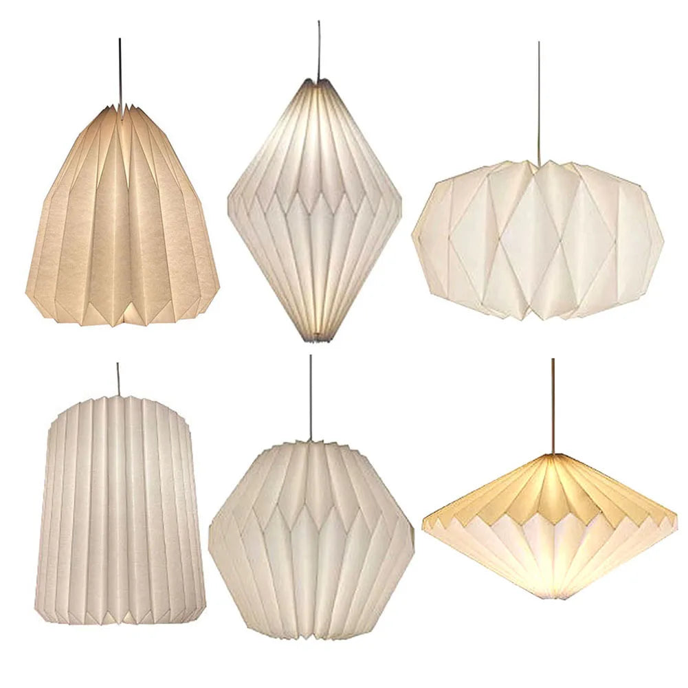 Nordic Origami Pendant Lamp Shade | Folding Chandelier Cover Pendant Lamp Shade Richie's