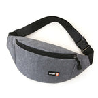 Waterproof Sport Waist Bag Fanny Pack for Men & Women Sport Fanny Pack Richie's GRAY