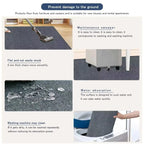 Anti-Slip Office Chair Mat – Polyester Floor Protection 90x140cm Office Chair Mat Richie's