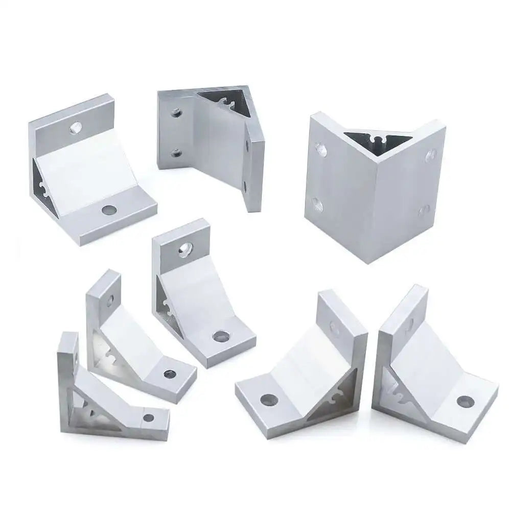 2Pcs 90° Corner Bracket for 2020–8080 Aluminum Extrusion Corner Angle Bracket Richie's