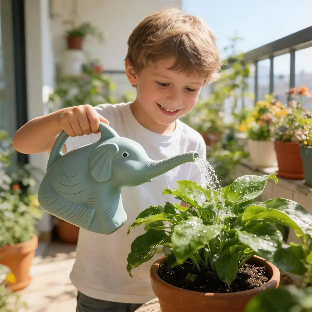 Cute Elephant Watering Can 2L Long Spout – Indoor & Outdoor Watering Can Richie's