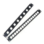 1U Rack Patch Panel 4–16 Way XLR Connector Flight Case Mount Audio Rack Panel Richie's