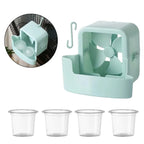 Hanging Fan Cooling Storage Box with 4 Cups – Plastic Fan Storage Accessory Richie's