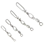 10Pcs Stainless Steel Fishing Quick Snap Speed Swivel & Guide Rings Fishing Swivel Snap Richie's