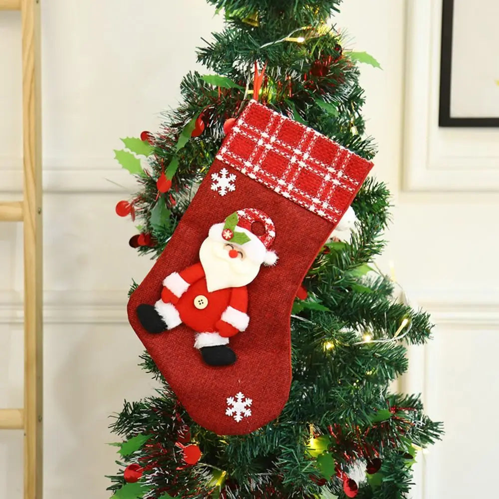 Super Large Christmas Stocking Gift Bag – Festive Xmas Ornament Christmas Stocking Richie's