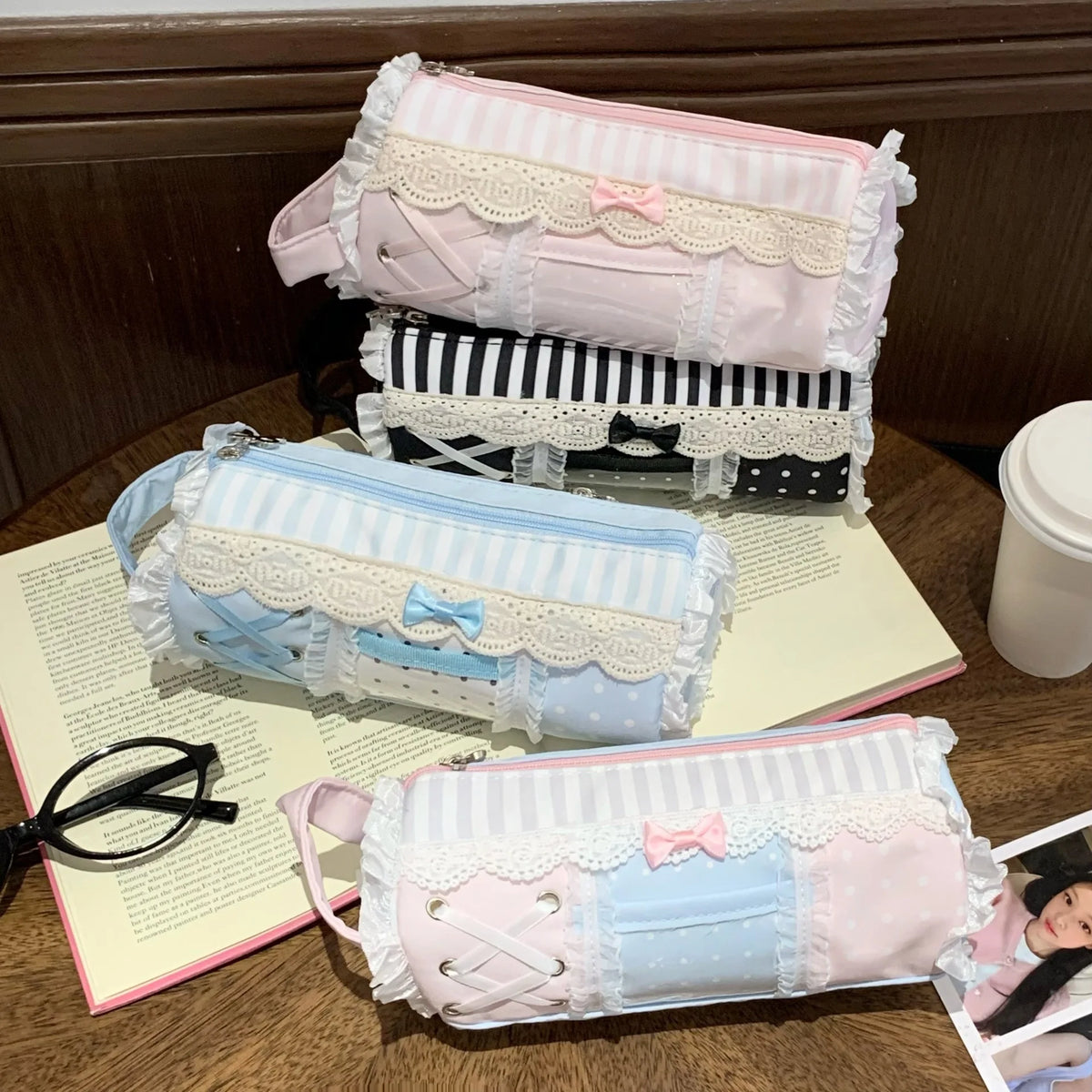 Lolita Pencil Case Large Capacity Cute Stationery Bag Pencil Case Richie's