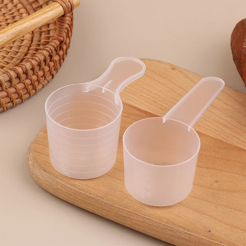 10-Pack PP Plastic Measuring Spoons with Scale | Kitchen Baking Measuring Spoon Set Richie's