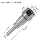 Router Bit Extension Rod Collet – 6–12.7mm Engraving Milling Router Bit Extension Richie's 8 to 12.7mm